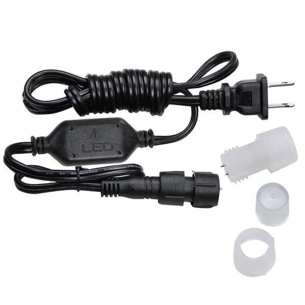 10pcs Connectors & Power Cords for LED Rope Lights