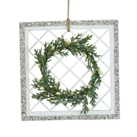 5.5" X 5.5" Wreath on a Window Ornament | TA