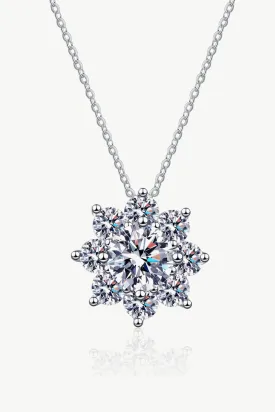 *APP EXCLUSIVE* 1 Carat Moissanite Snowflake Pendant Necklace