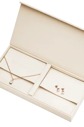 Brilliant Oval Gift Box Rose Gold