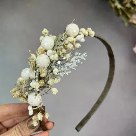 Christmas flower headband