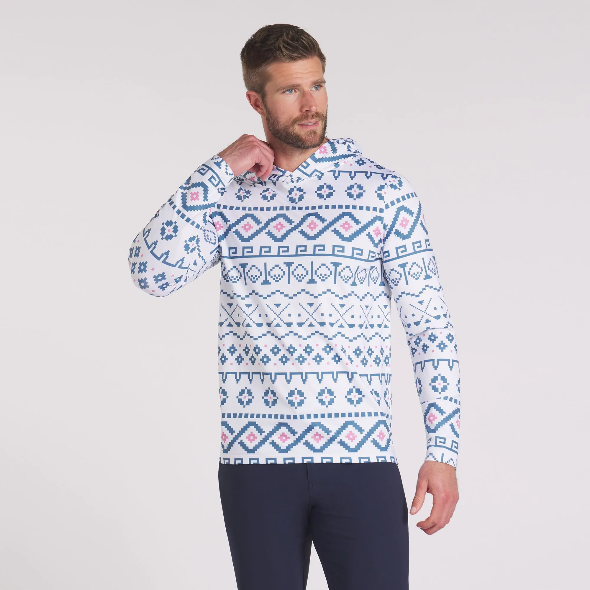 Fair Isle Golf Hoodie