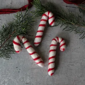 Felt Christmas Candy Canes