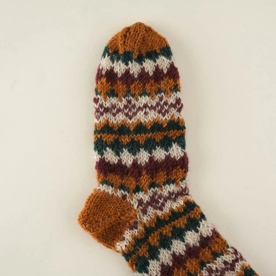 Hilda Fair Isle Knitted Socks