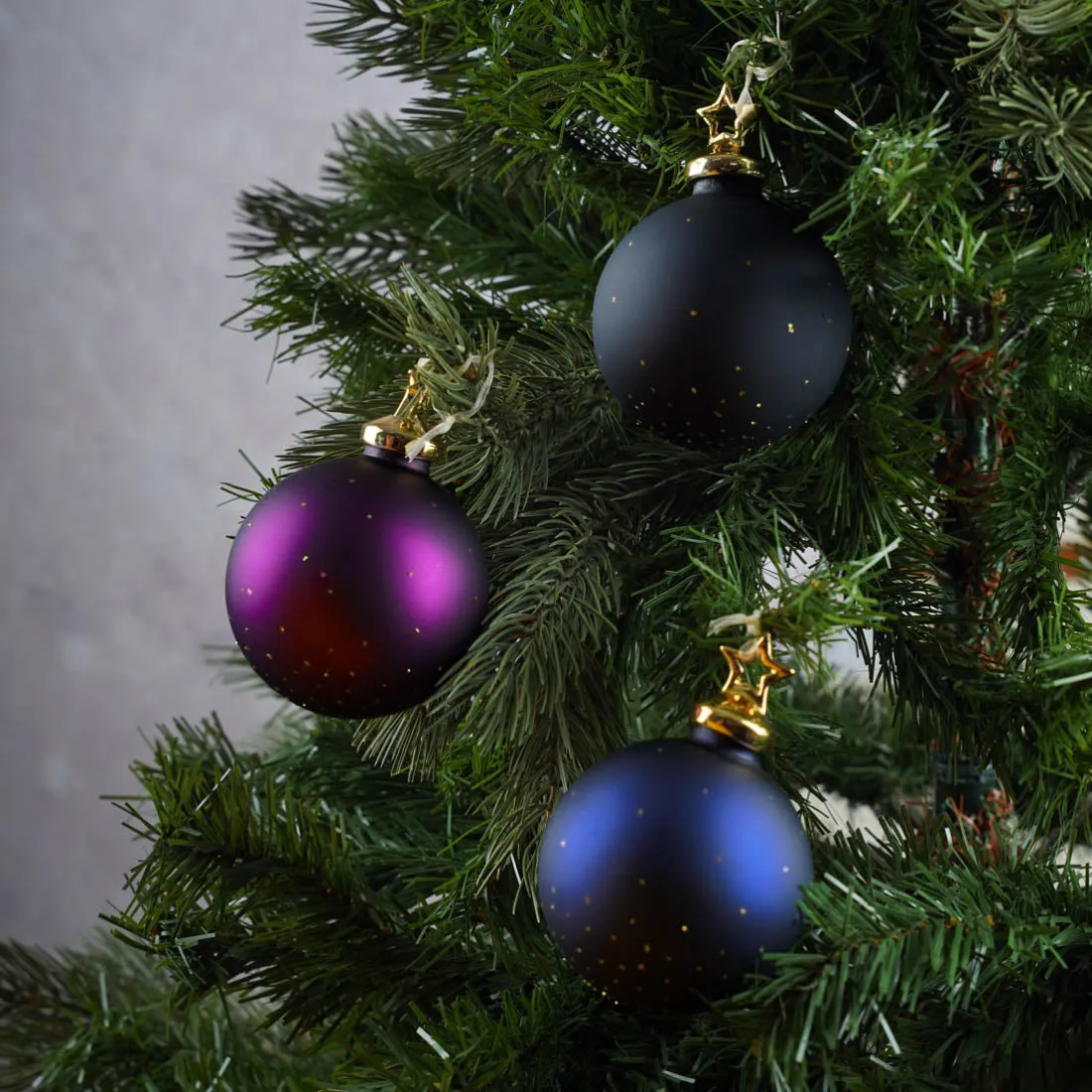 Midnight colour Christmas Ornaments