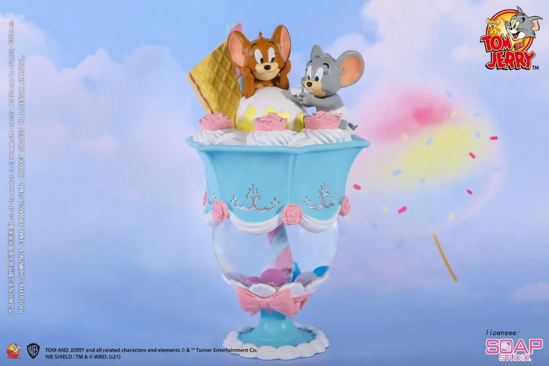 Soap Studio CA307 Tom and Jerry: Candy Parfait Snow Globe