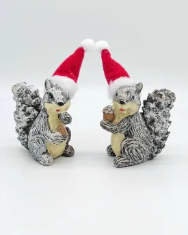 Sparkling squirrel Christmas Ornaments